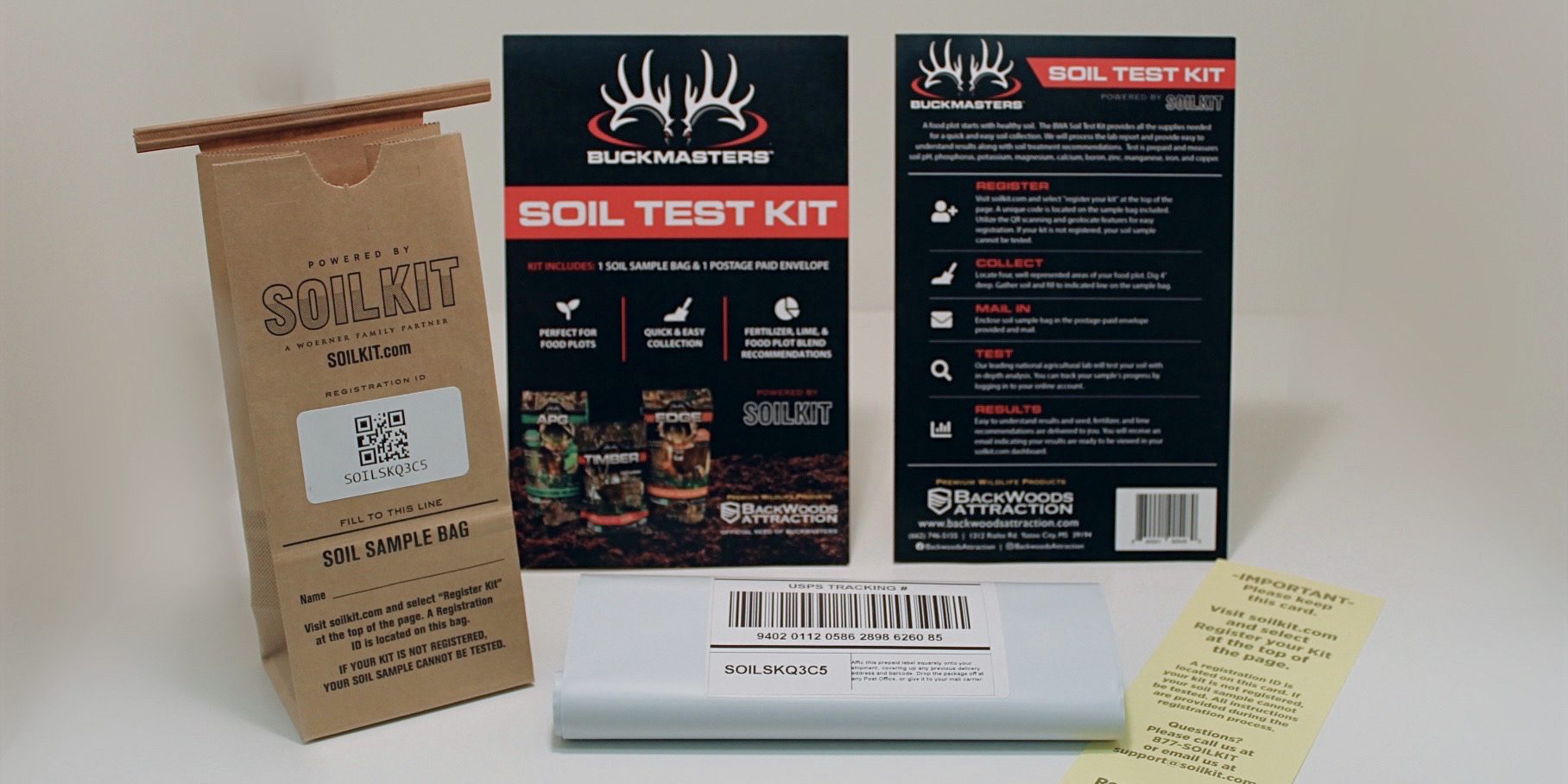 Buckmasters Soil Test Kit - SoilKit